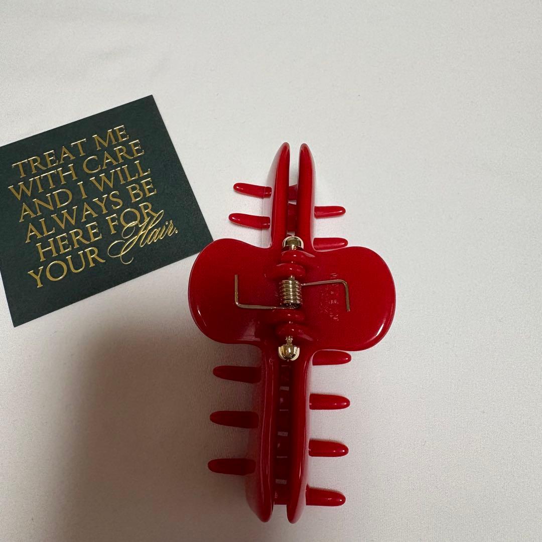 【Undo Hairware】No. 4 Claw クリップ　イタリア製　ロッソ
