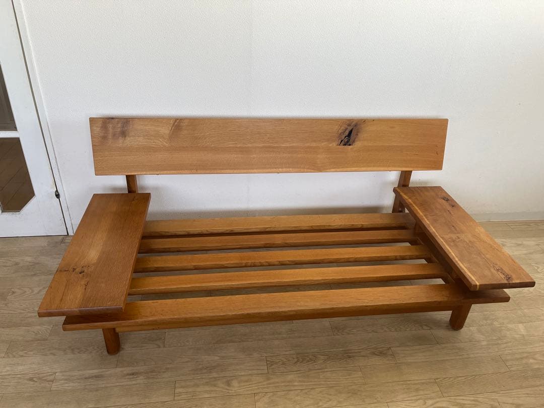 飛騨産業　森のことば　オーク無垢　ソファ（両肘付）クッション無　2000年代初期