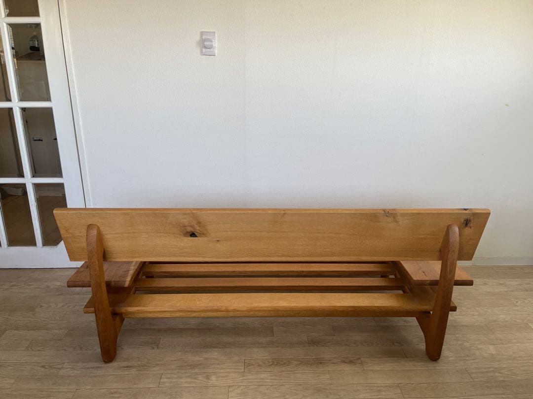 飛騨産業　森のことば　オーク無垢　ソファ（両肘付）クッション無　2000年代初期