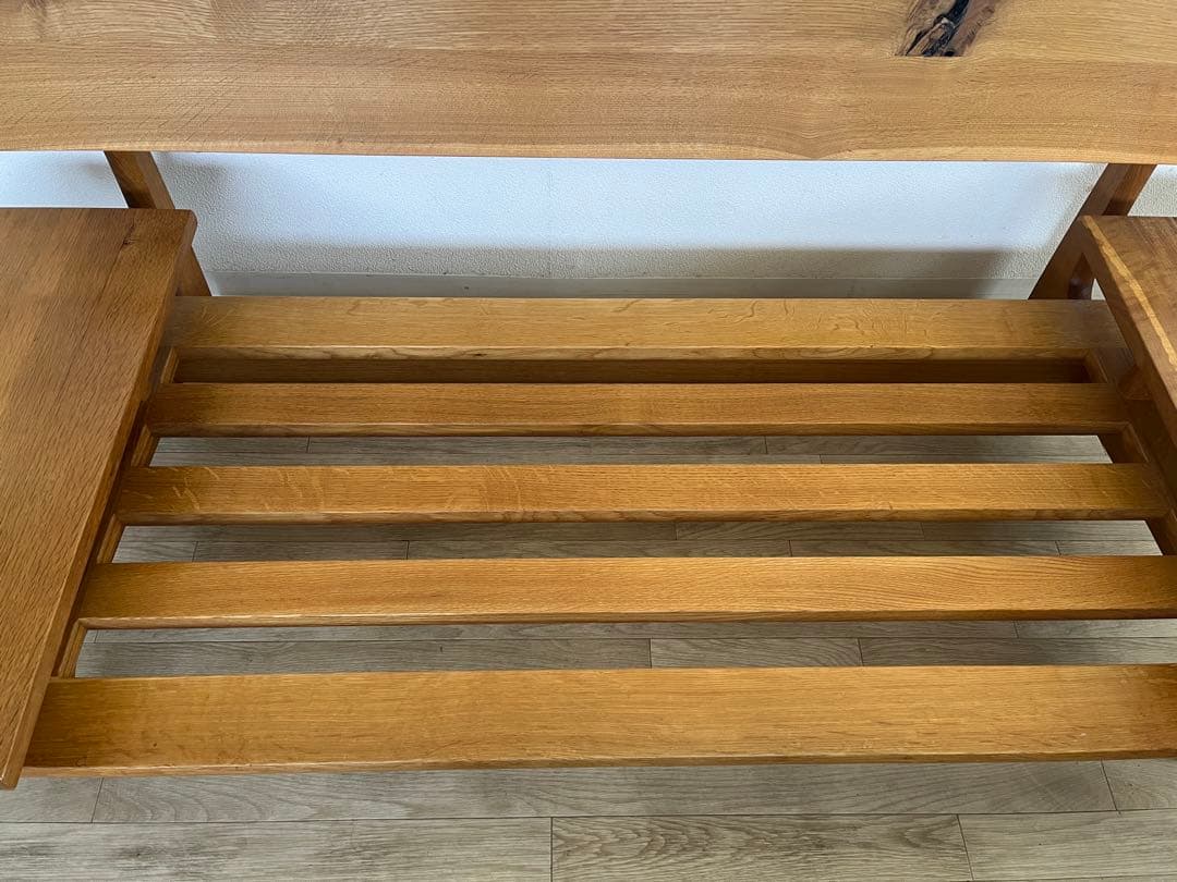 飛騨産業　森のことば　オーク無垢　ソファ（両肘付）クッション無　2000年代初期