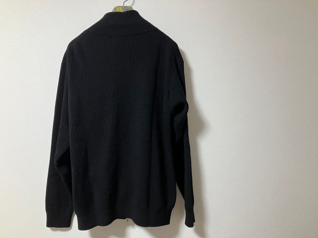 Beauty&youth パタゴニアウール ドライバーズニット ブラック M