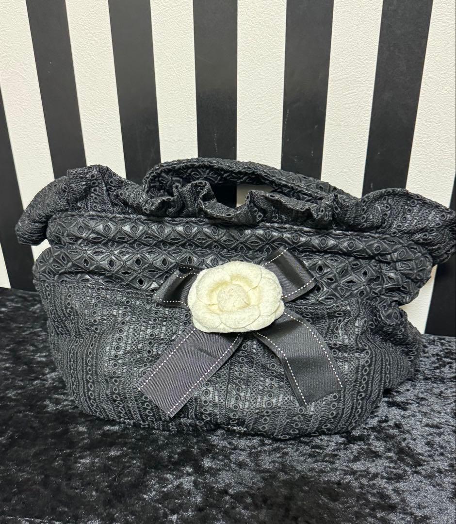 LOuLou29 ルルドヌフ　レザー　レース　フリル　ペットスリング