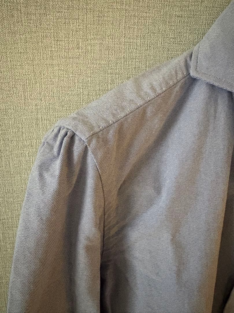 イングレーゼ　シャツ　サックス　オックスフォード　サイズ３７　シャロン購入