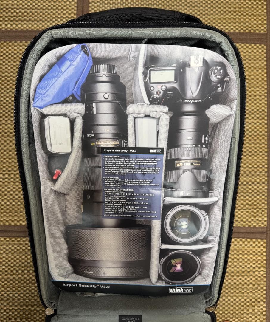 【セール‼️】Think Tank Airport Security V3.0 黒