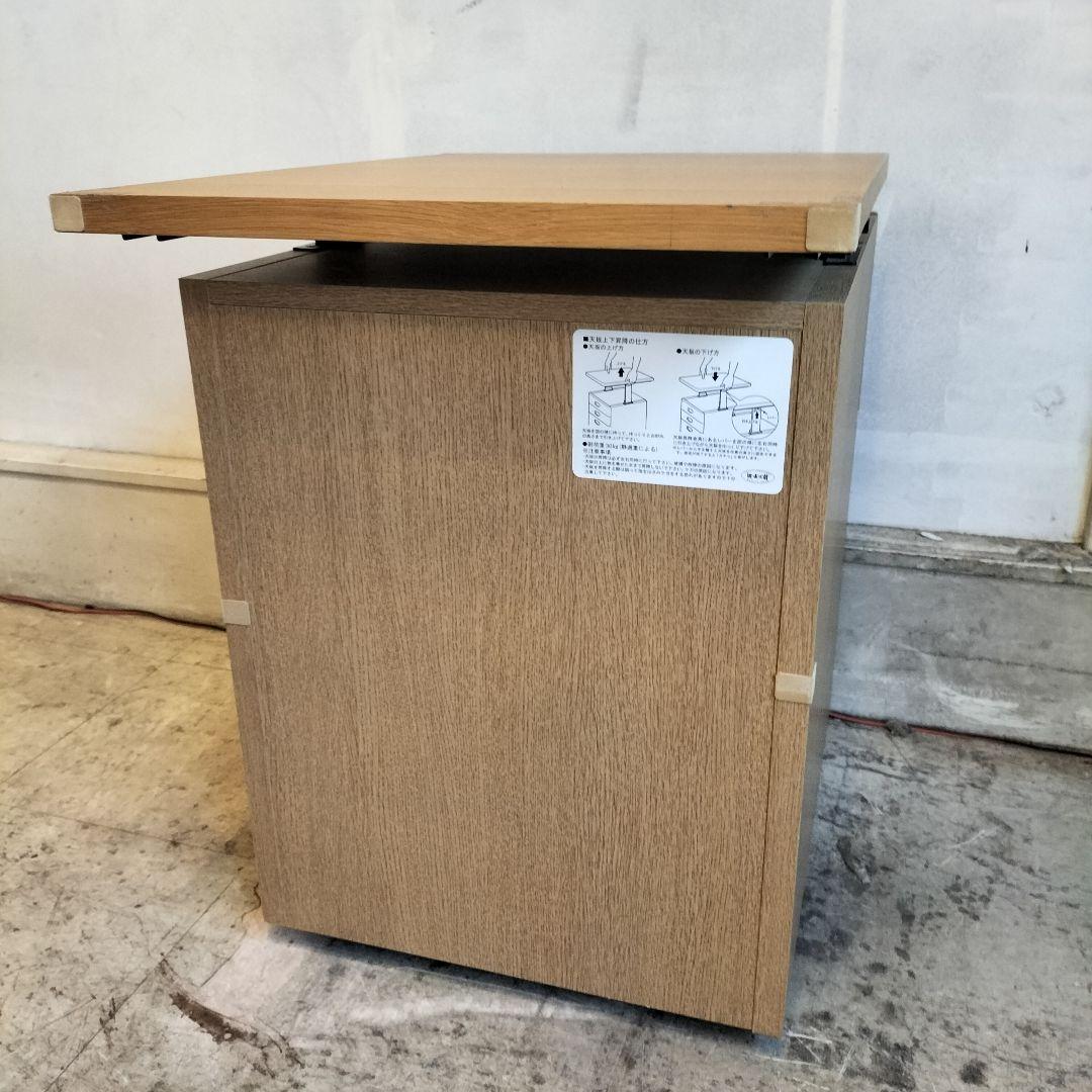 M♦浜本工芸　No.09 　デスク　昇降袖2段　一生紀　チェア