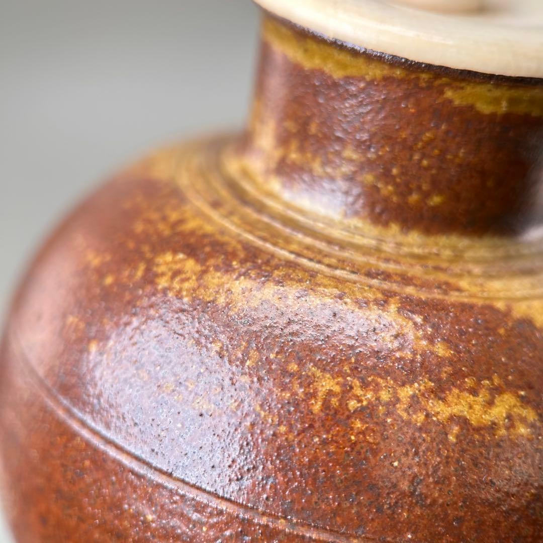 A047笹田有祥 摸 利休丸壺 茶入 唐物 大名物 共箱