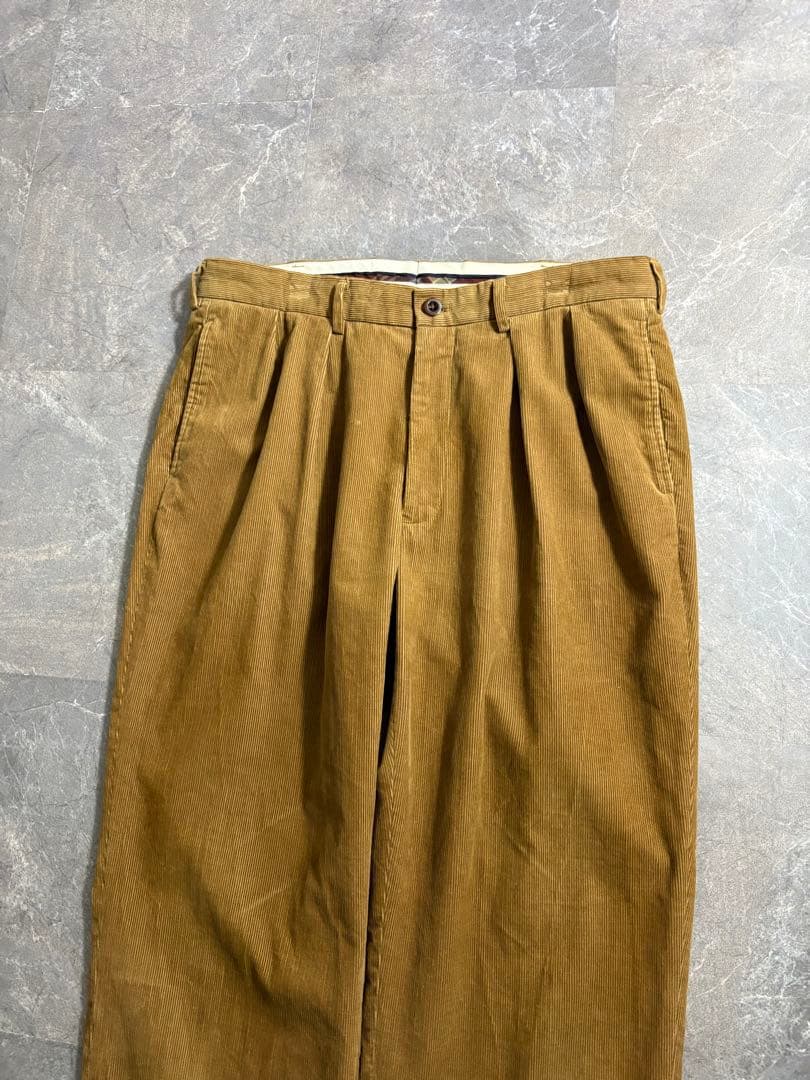 パンツ Ralph Lauren 2tuck wide corduroy pants