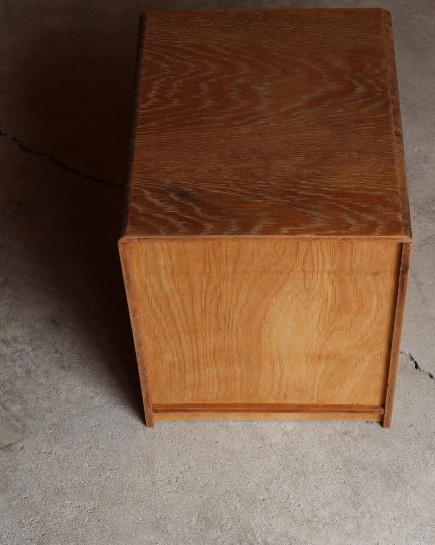 最終お値下げ　楢(ナラ)の4杯小引き出し　古道具 古家具 ドロワー アンティーク