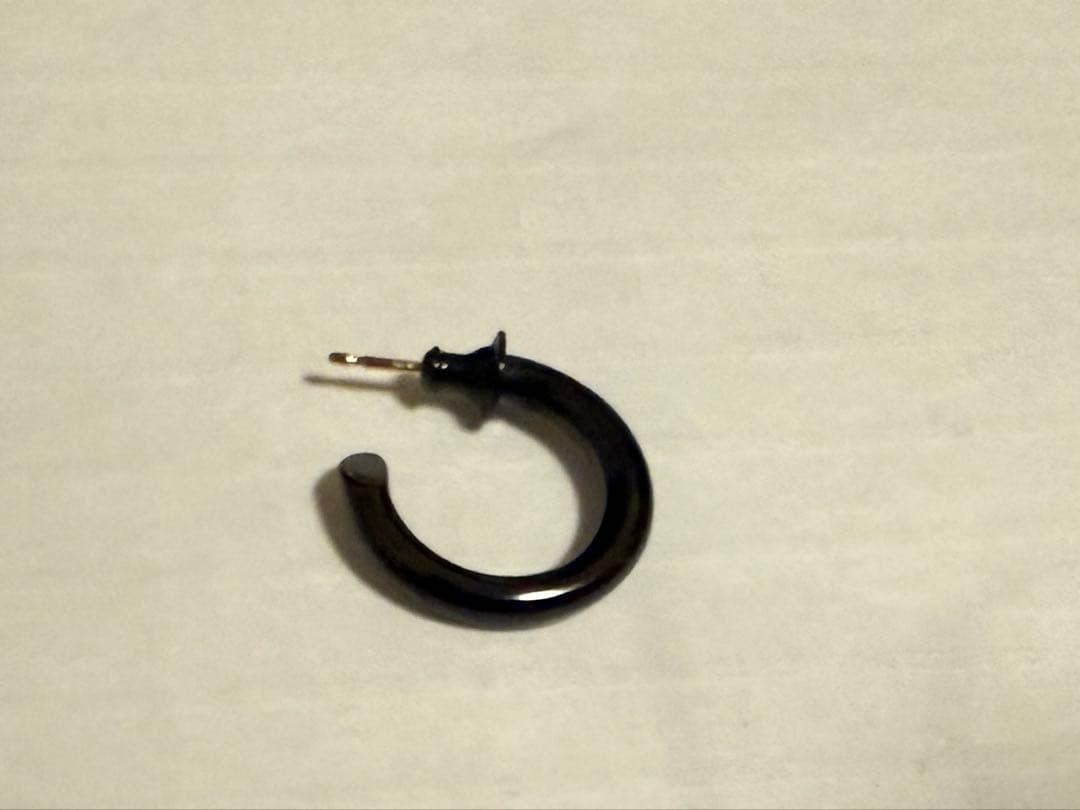 キャリアリング CAREERING 501 PLACEBO ピアス ブラック 黒