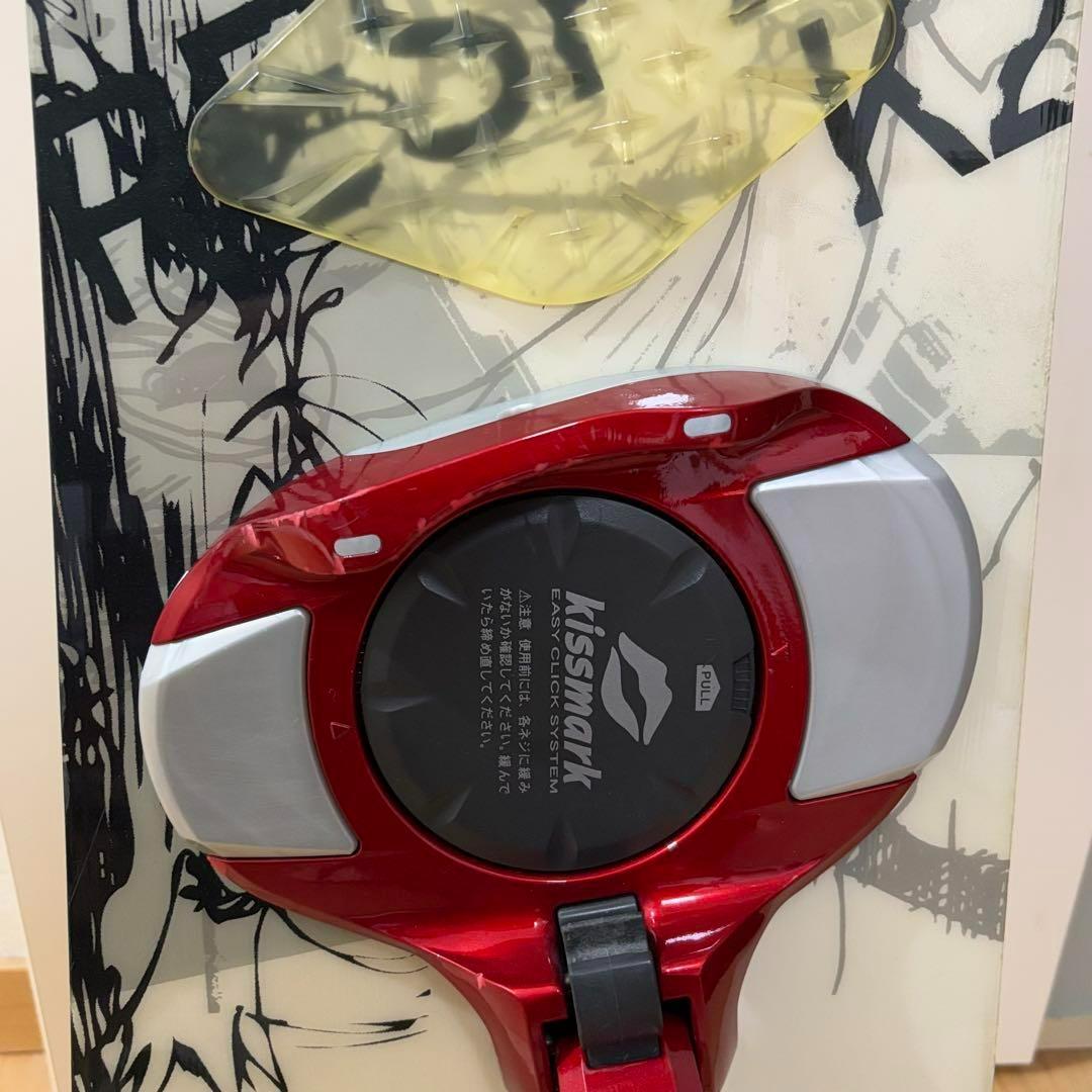 スノボ　K2 RESPITE 140 ビンディング　キスマーク　ステップイン