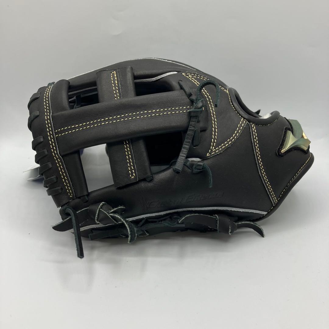 【新品】ミズノ ジュニア軟式グローブ 左投げ オールラウンド用 ブラック