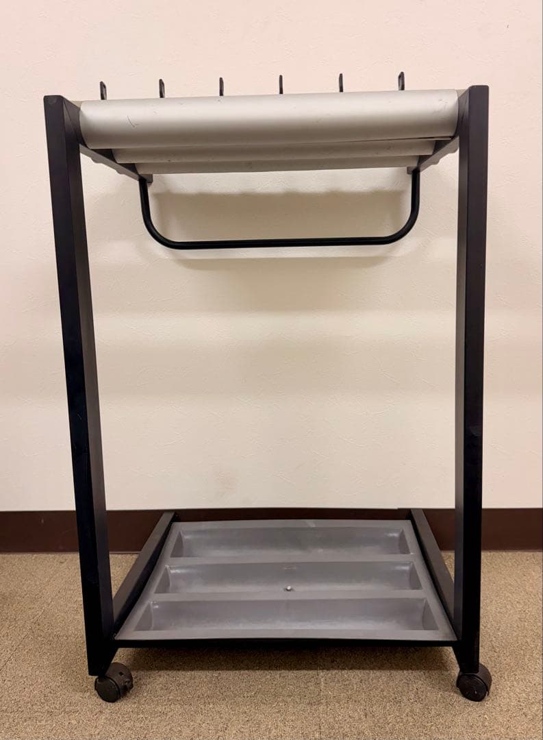 スタンド式傘立て キャスター付き 最大18本収納