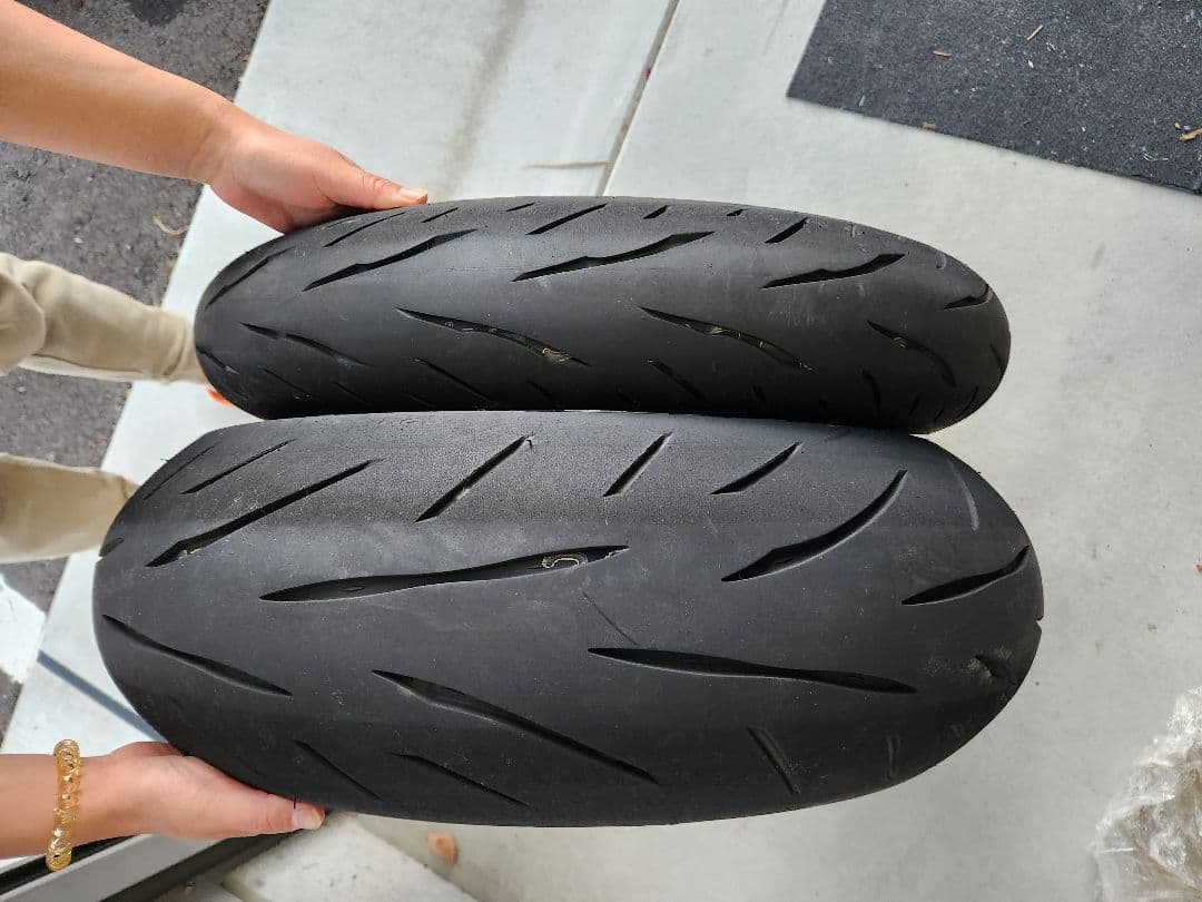 ブリジストン　S23　前後セット　120 .70.17　　　190.55.17