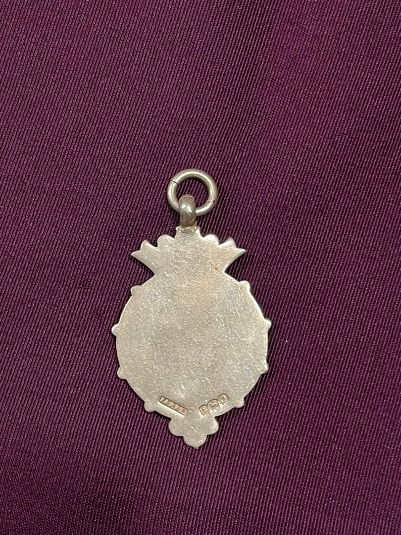 イギリス　アンティーク　スポーツ　シルバー　水泳 メダル STERLING