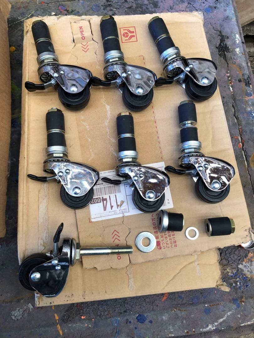 アルミ門扉、台車用、多目的キャスター新品