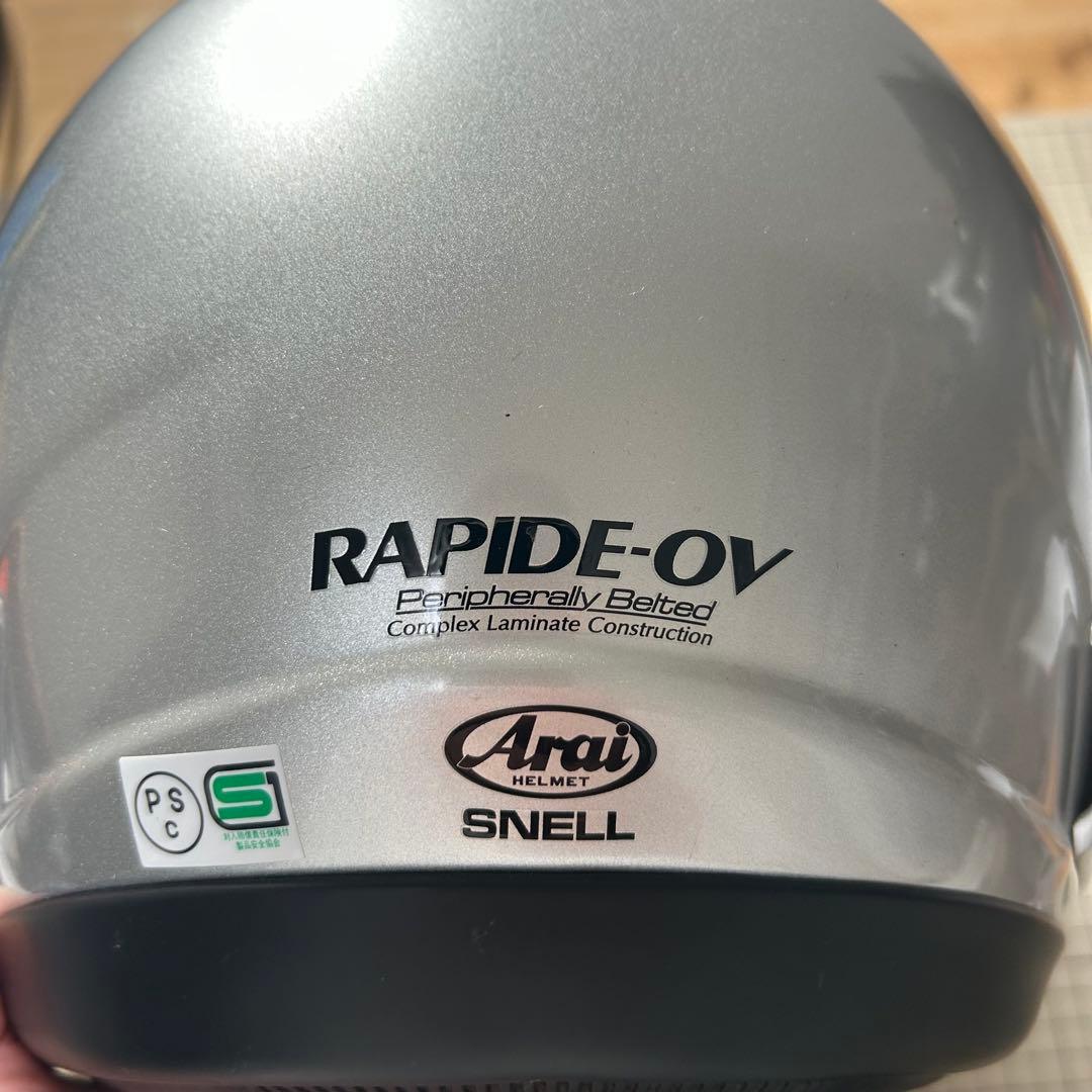 美品 Arai RAPIDE-OV 59-60cm Lサイズ 希少 ラパイドOV