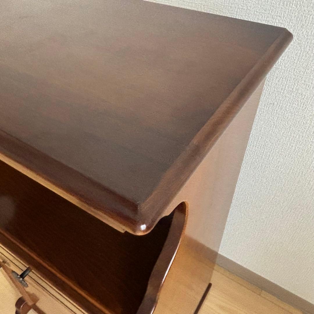 【美品】Karimoku カリモクコロニアル 電話台 サイドキャビネット