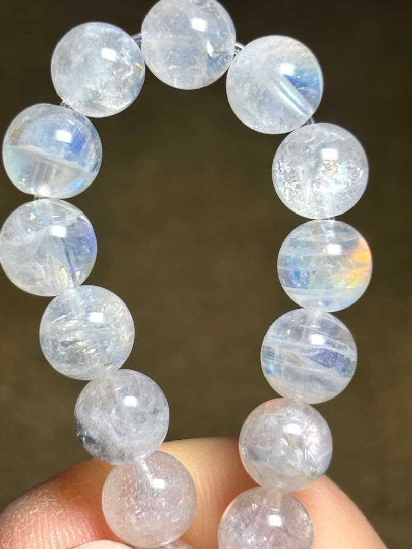 マダガスカル産　レインボームーンストーン　ブレスレット8.1〜8.3㎜（新品）