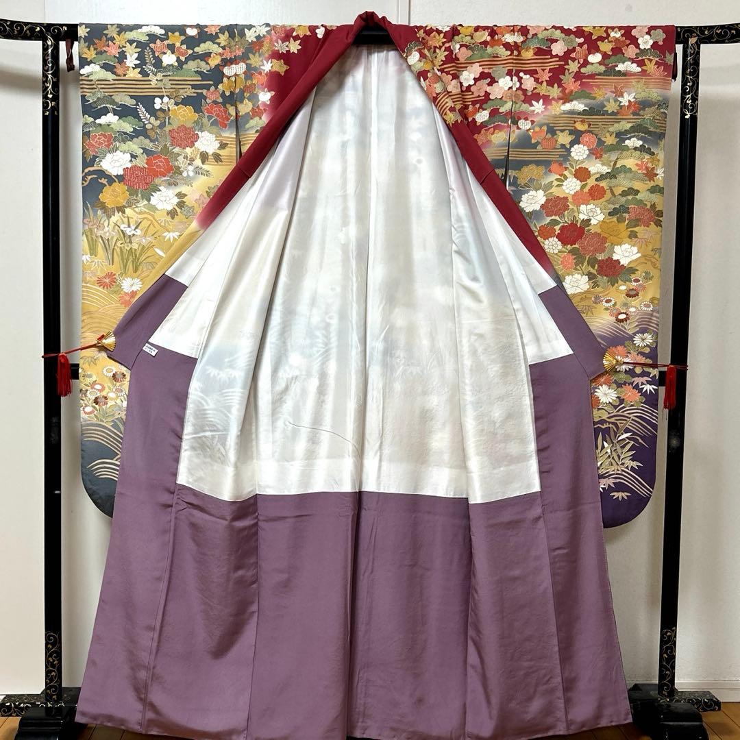 d*4様 【彦兵衛mini】8,000円スタート！逸品！裄70cm！汕頭刺繍・正