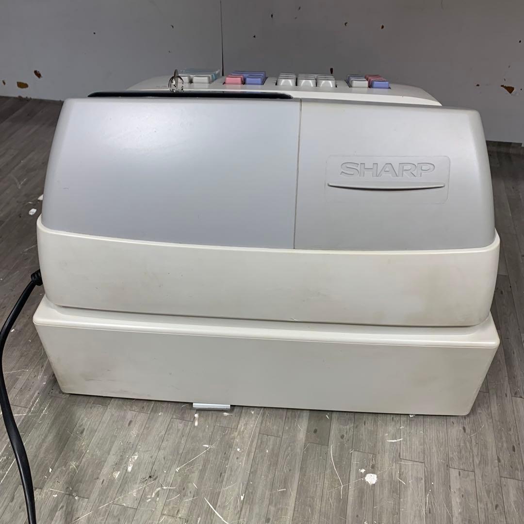 SHARP 電子レジスター XE-A127 店舗用品 レジ　ドロワーキー無し