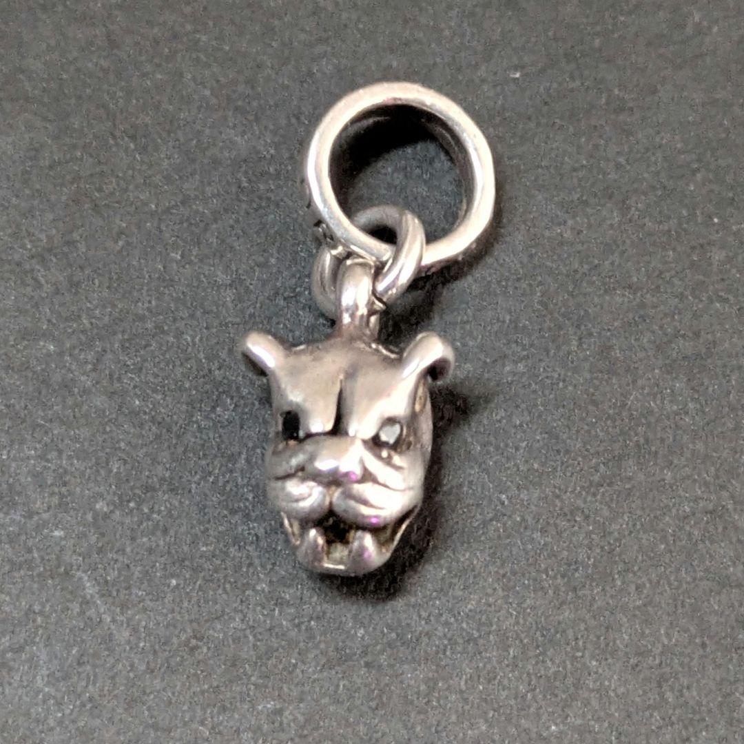 ロイヤルオーダー ORDER ミニピットブル ブラックダイヤペンダント