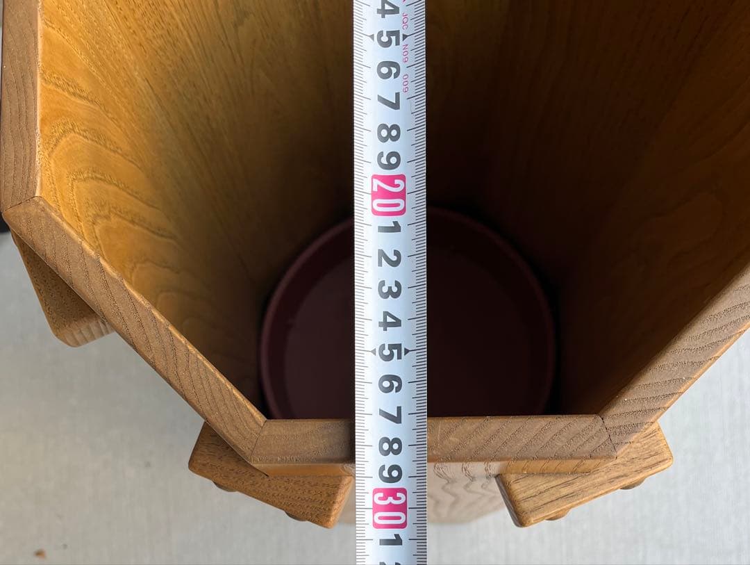 栗の木　無垢材　栗の木の傘立て