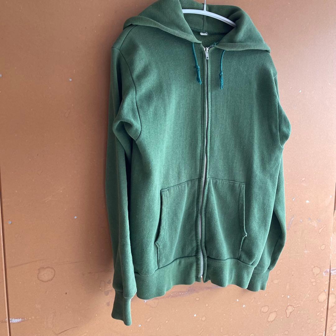 希少60sヴィンテージ パーカータロンジップグリーン