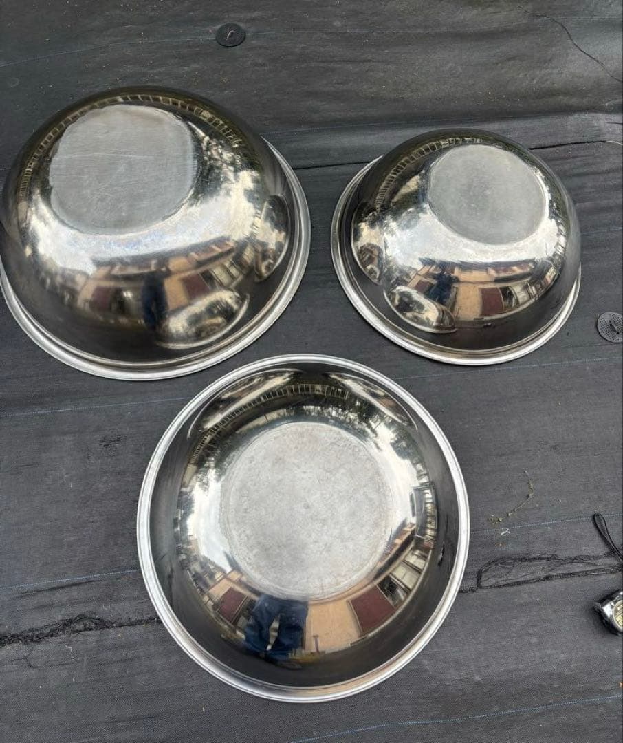 業務用ステンレスボウル特大　３セット