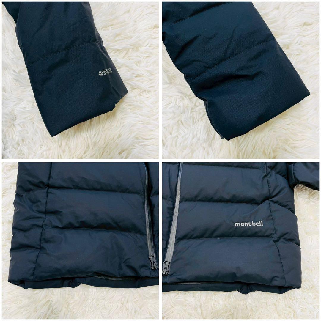 モンベル　コルチナダウンコート　L　ブラック　スタッフバッグなし　レディース