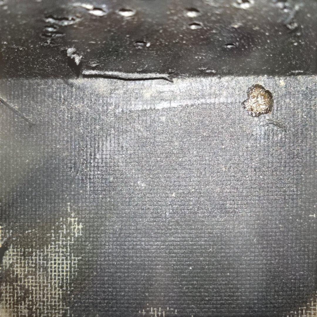 アンティーク風八角形木製時計（不動品）※絵柄　mg midget　※文字盤にmg