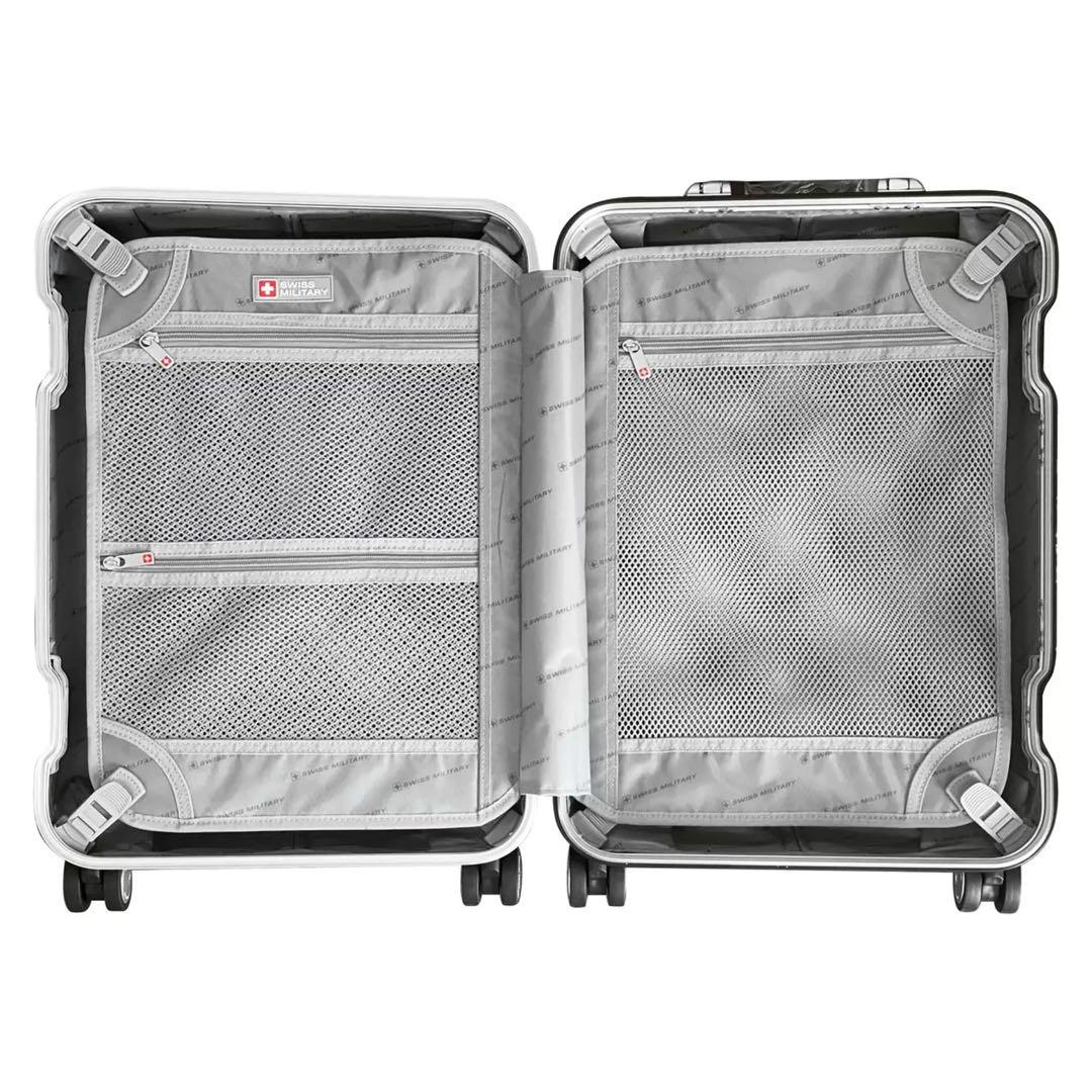 未使用 スイスミリタリー プレミアム Cタイプ 64L ホワイト TSAロック付
