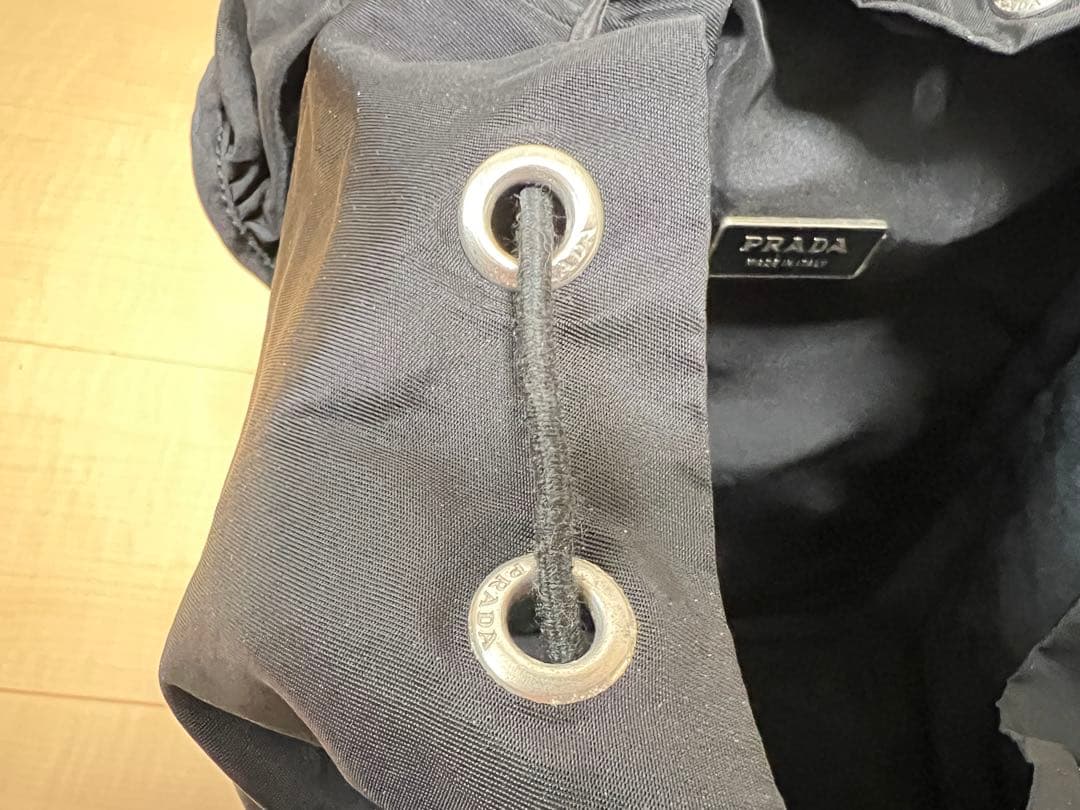 PRADA ナイロンリュック　ブラック