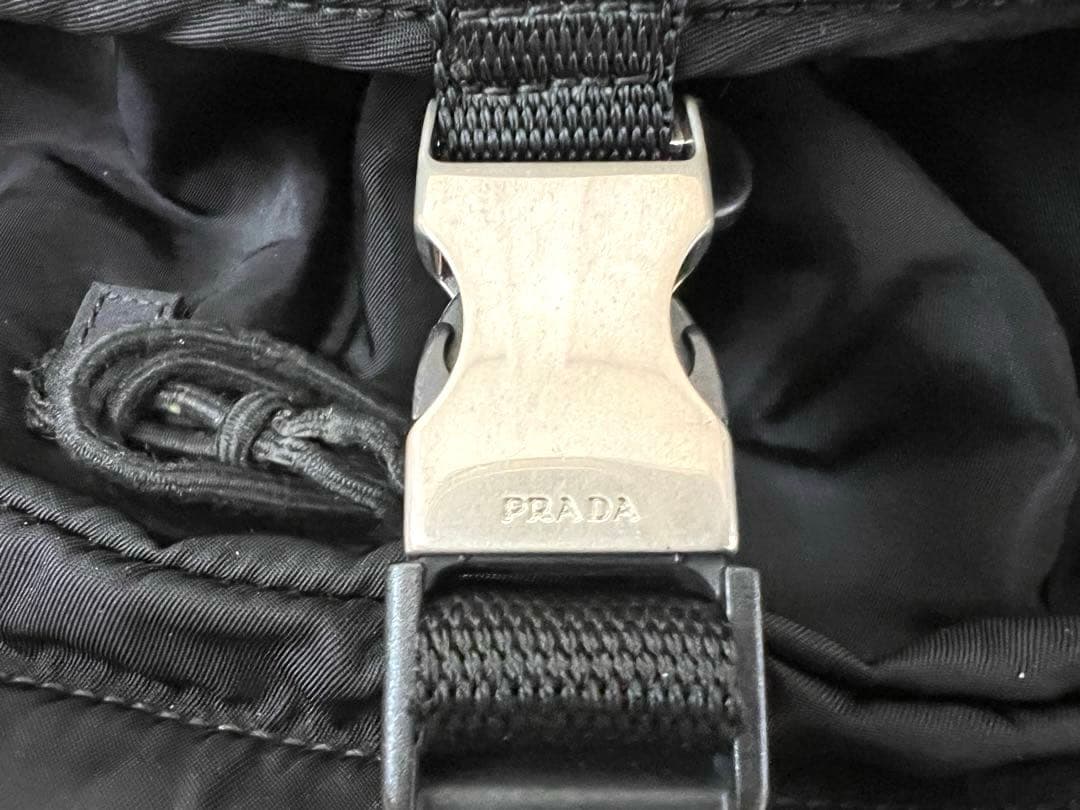 PRADA ナイロンリュック　ブラック