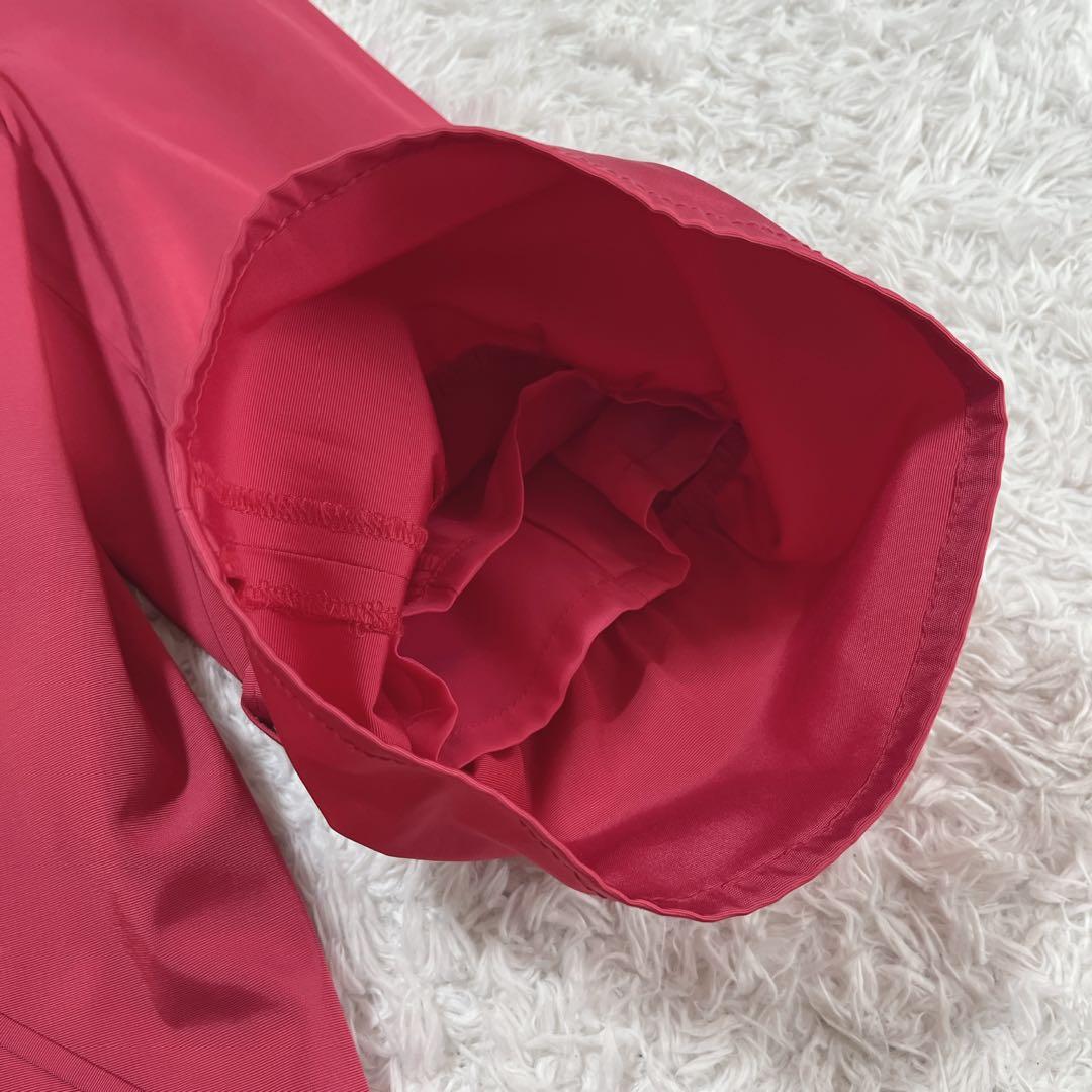 極美品✨Rose Tiara トレンチコート　ステンカラー　ピンク　フリル　46