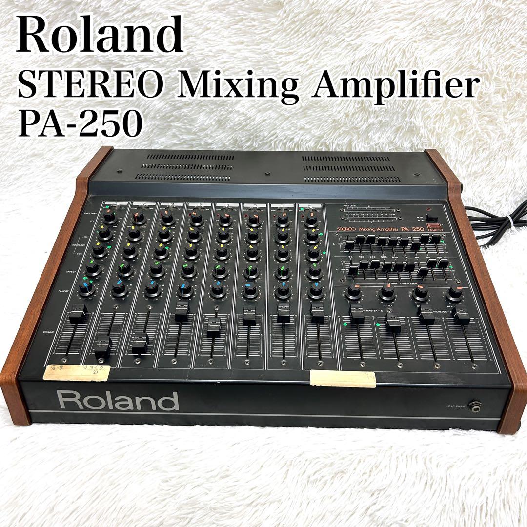 【希少】Roland ステレオミキシングアンプ PA-250