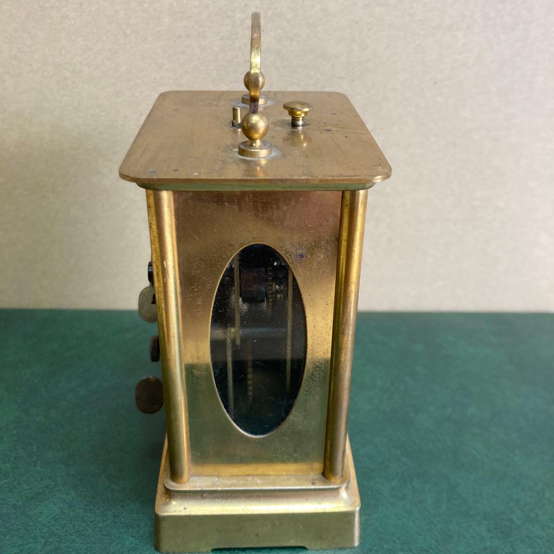 精工舎 呼び鈴付き アンティーク レトロ 真鍮枕時計