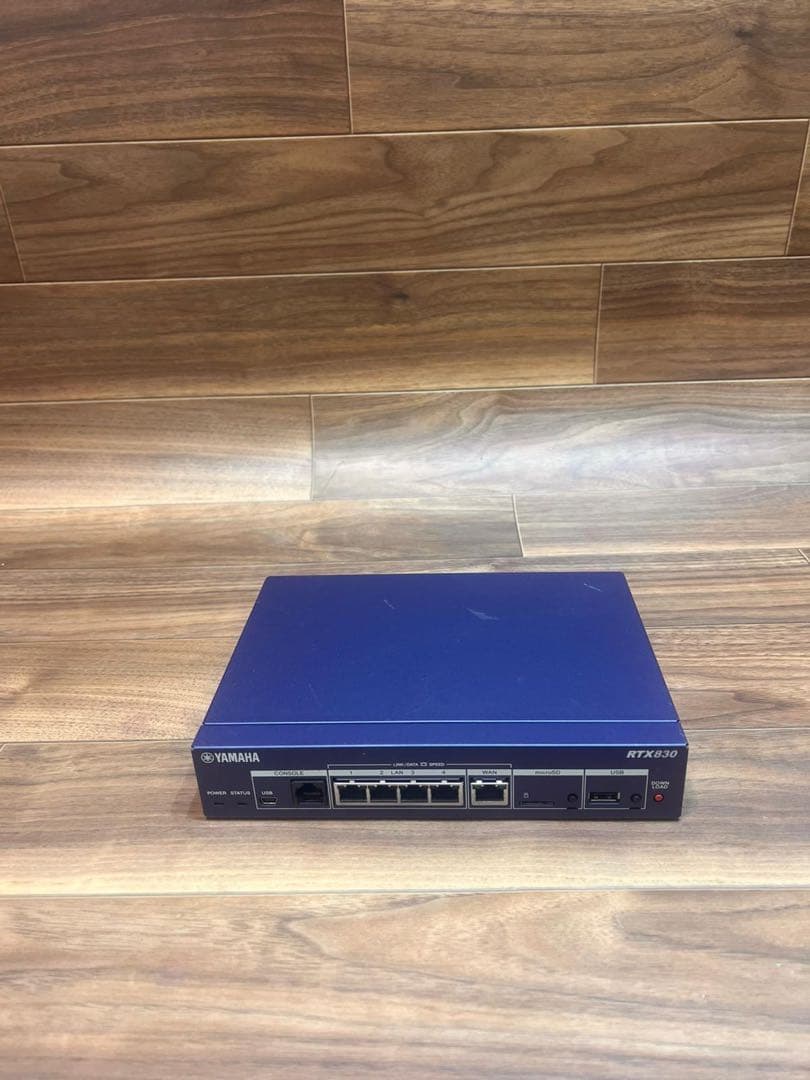 YAMAHA RTX830 ルーター 通電確認のみ 現状渡し