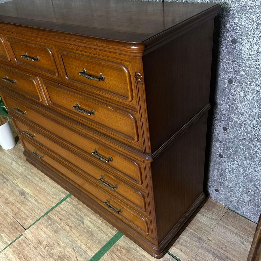 ꧁カントリー調家具꧂5段チェスト たんす タンス 箪笥 収納 衣類 衣服 洋服