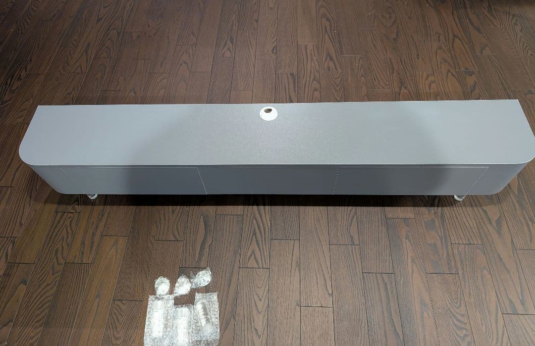 テレビ台 160cm　グレー　壁掛け　置き型両用加工