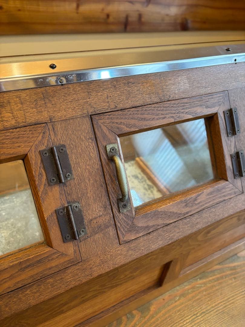 【稀少】レトロ　時代家具　ガラスケース　駄菓子屋ガラスケース