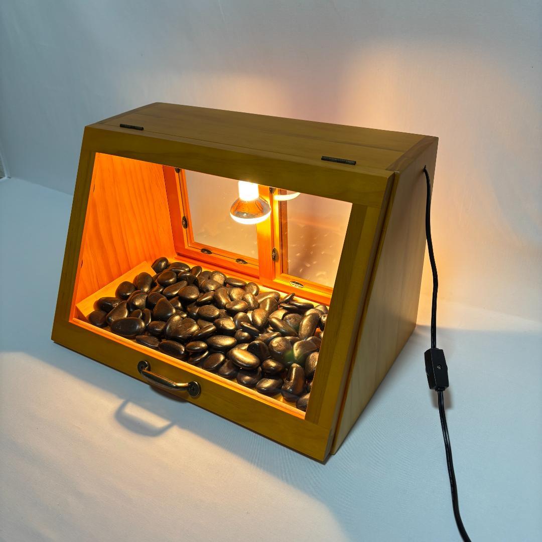 木製ホットショーケース 焼き芋保温ディスプレイケース【ナチュラル】