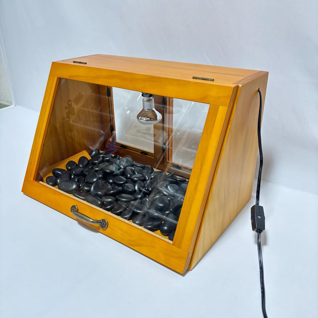 木製ホットショーケース 焼き芋保温ディスプレイケース【ナチュラル】