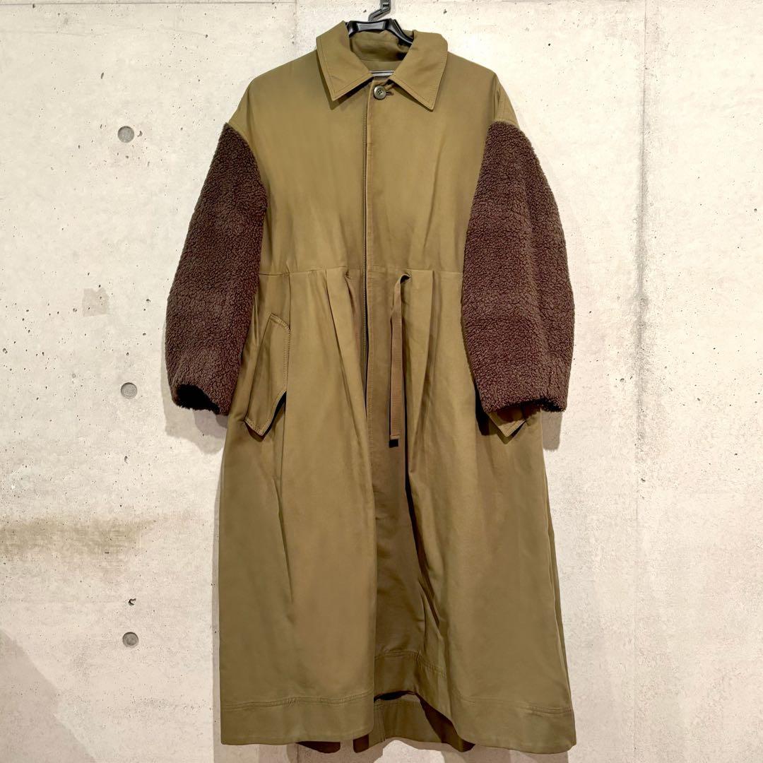 CLANE クラネ ボアスリーブモッズコート
