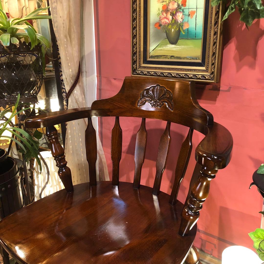 70,s ヴィンテージ L１　ブナ無垢材　アームチェア