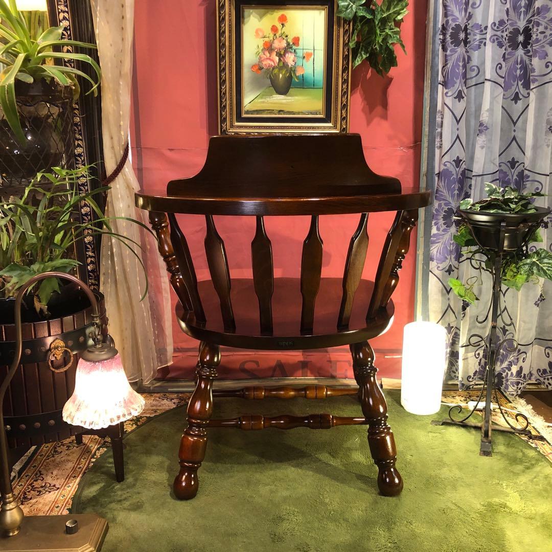 70,s ヴィンテージ L１　ブナ無垢材　アームチェア