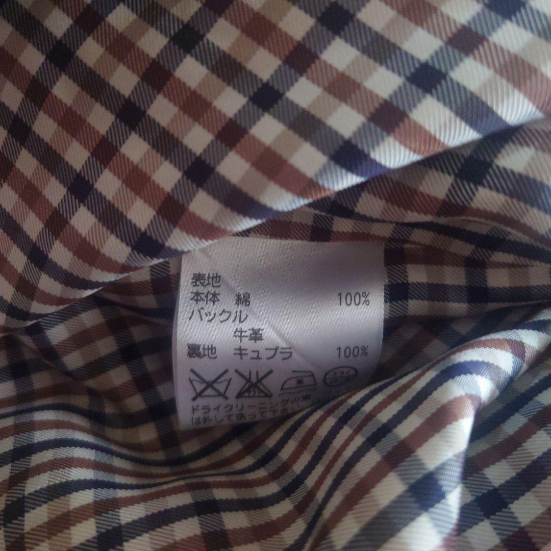 アクアスキュータム トレンチコート ジョンストンズ ライナー付 Lサイズ