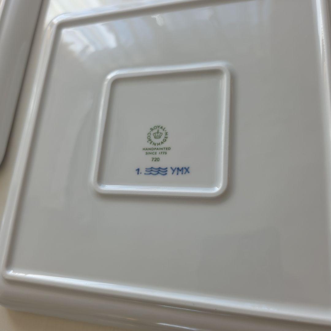 ロイヤルコペンハーゲン スクエア20㎝ 5+1枚セット