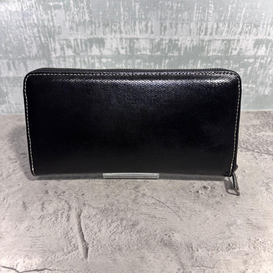 【まさやん！】DIESEL ディーゼル 長財布 ラウンドジップ ブラック