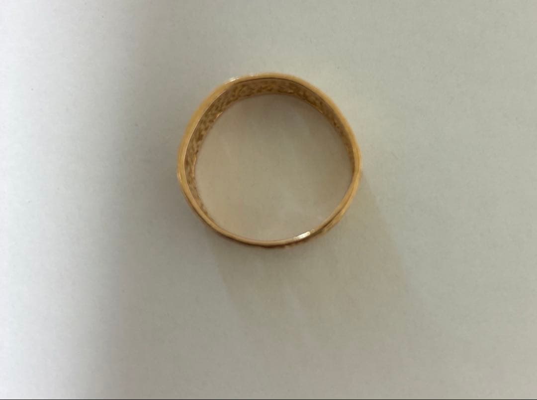 14k ハワイアンジュエリー　6号　指輪　ピンクゴールド