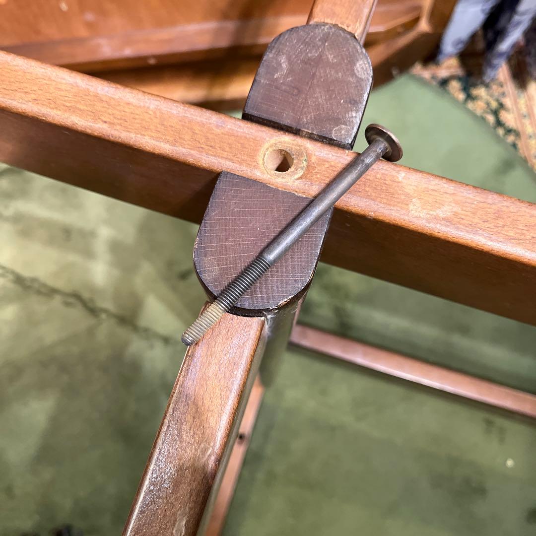 70’s オールド　ヴィンテージ ブナ　ソリッド　ダイニングテーブル　北欧